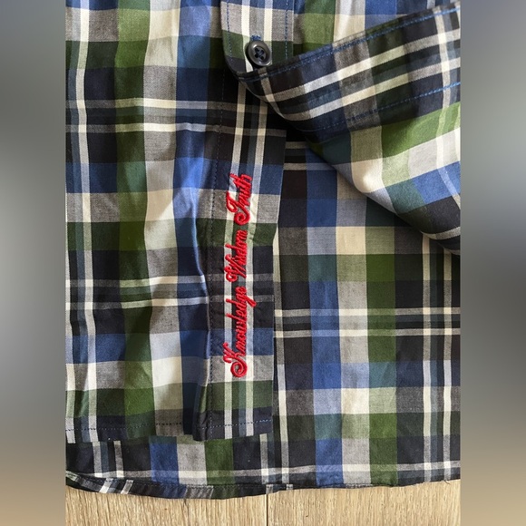 Robert Graham Men's PUTIGNANO Plaid Classic Fit Button-down Sports Shirt Medium - Picture 3 of 7